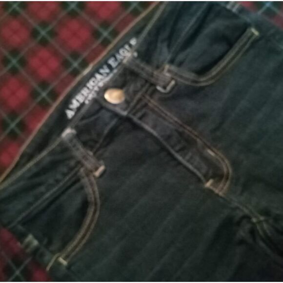 🤠American Eagle Jeggings Cut Off Shorts Size 2 Super Super Stretch - Picture 2 of 7